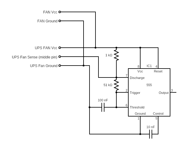 555 Timer Schematic